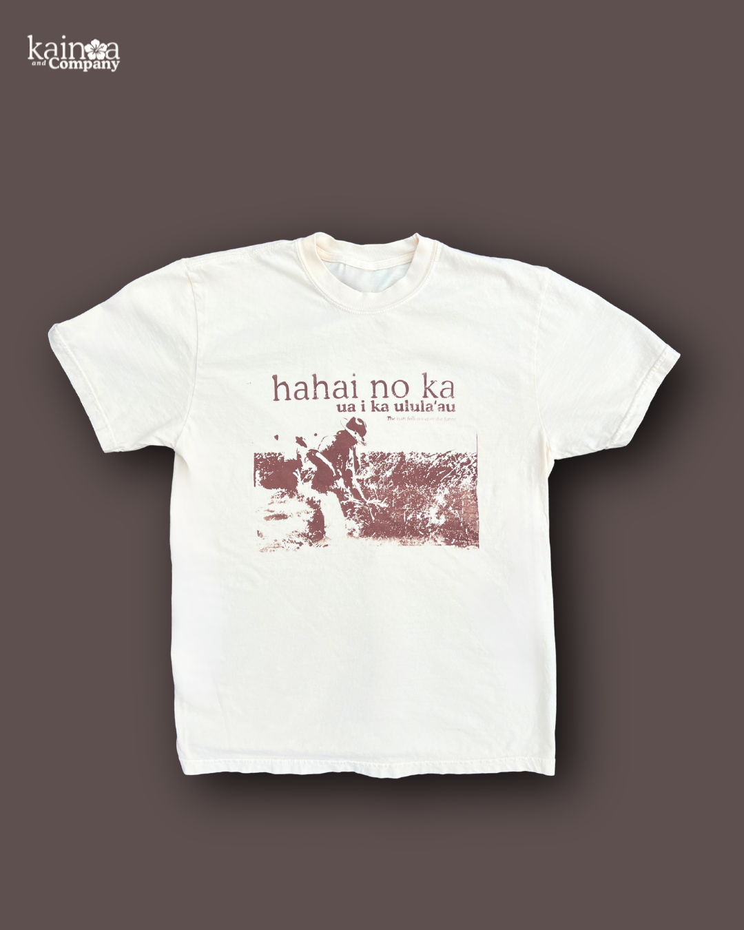 “Hahai nō ka ua i ka ululāʻau” Cotton Shirt
